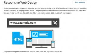 Alt-text: A screenshot of Google for developers explaining what Responsive web design is.