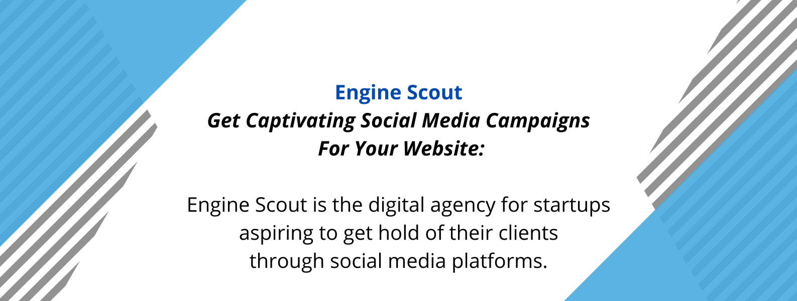 Unique selling proposition of Engine Scout - a digital marketing agency.